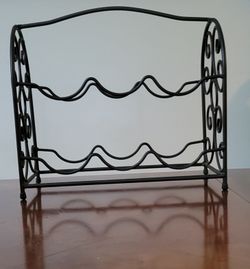 6 Bottle Metal Wine Rack