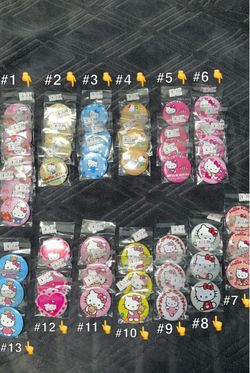 Hello Kitty Button Pin 👉$2 Ea. (New)👈