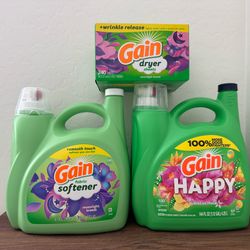 Gain laundry detergent bundle