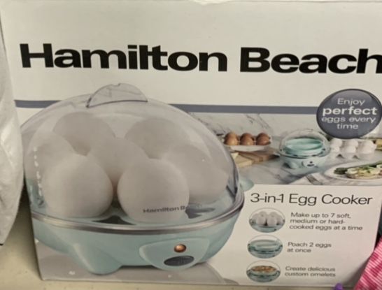Hamilton Beach 3 In 1 Egg Cooker (new) for Sale in Riverbank, CA - OfferUp