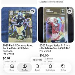 Sports Cards For Sale / Auction (rockshox97)