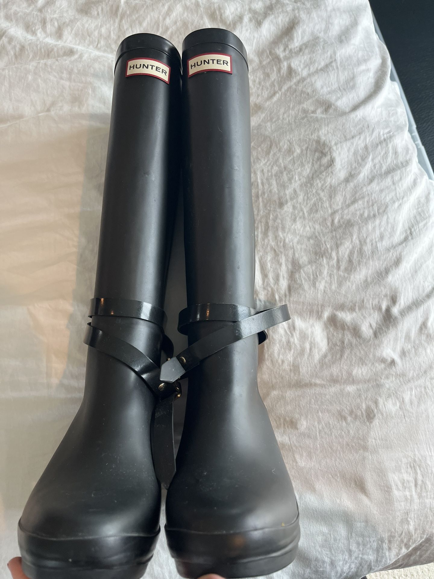 Hunter Wedge Rain Boot Size 9 $55