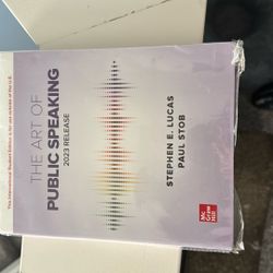 The Art Of Public Speaking 2023 Release Stephen E. Lucas Paul Stob