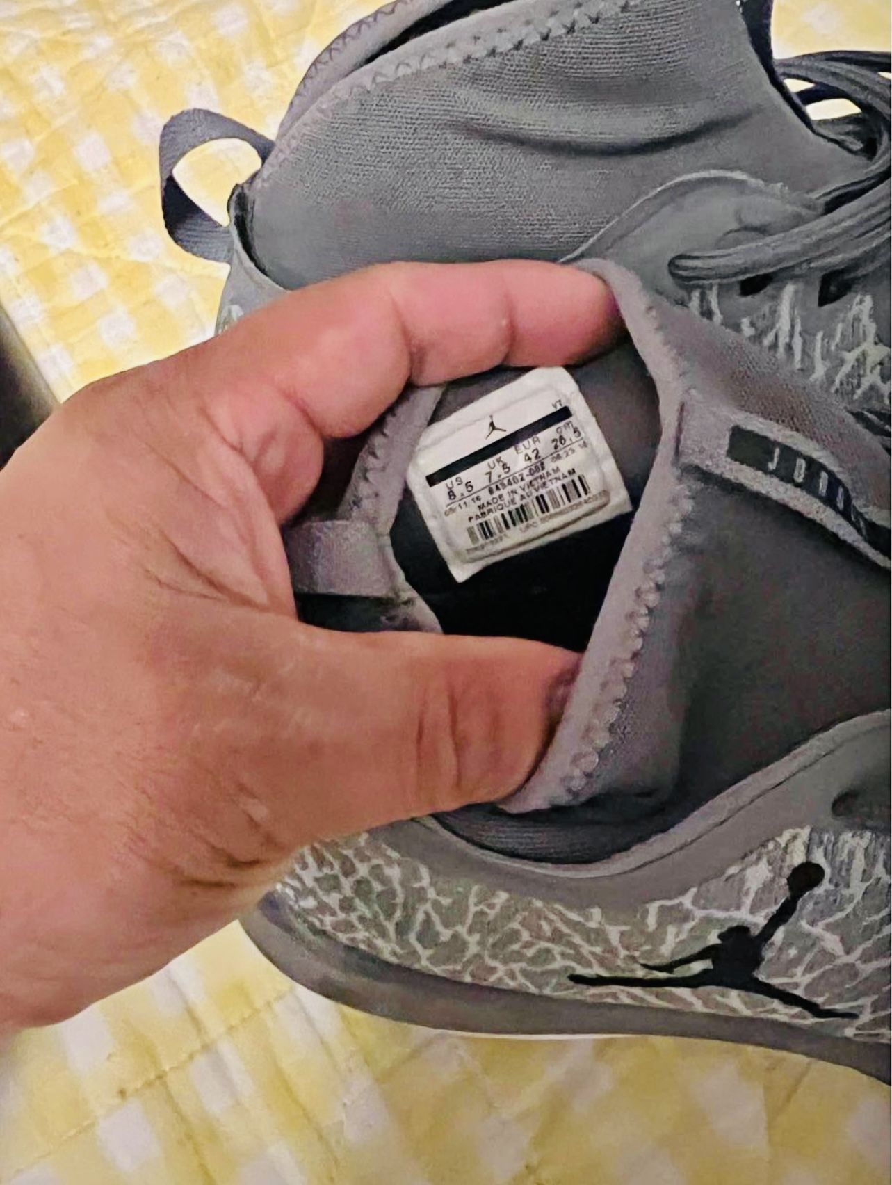 NIKE AIR JORDAN TRAINER COOL GREY