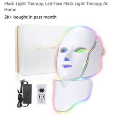 Led Light Therapy Neck & Face Mask 
