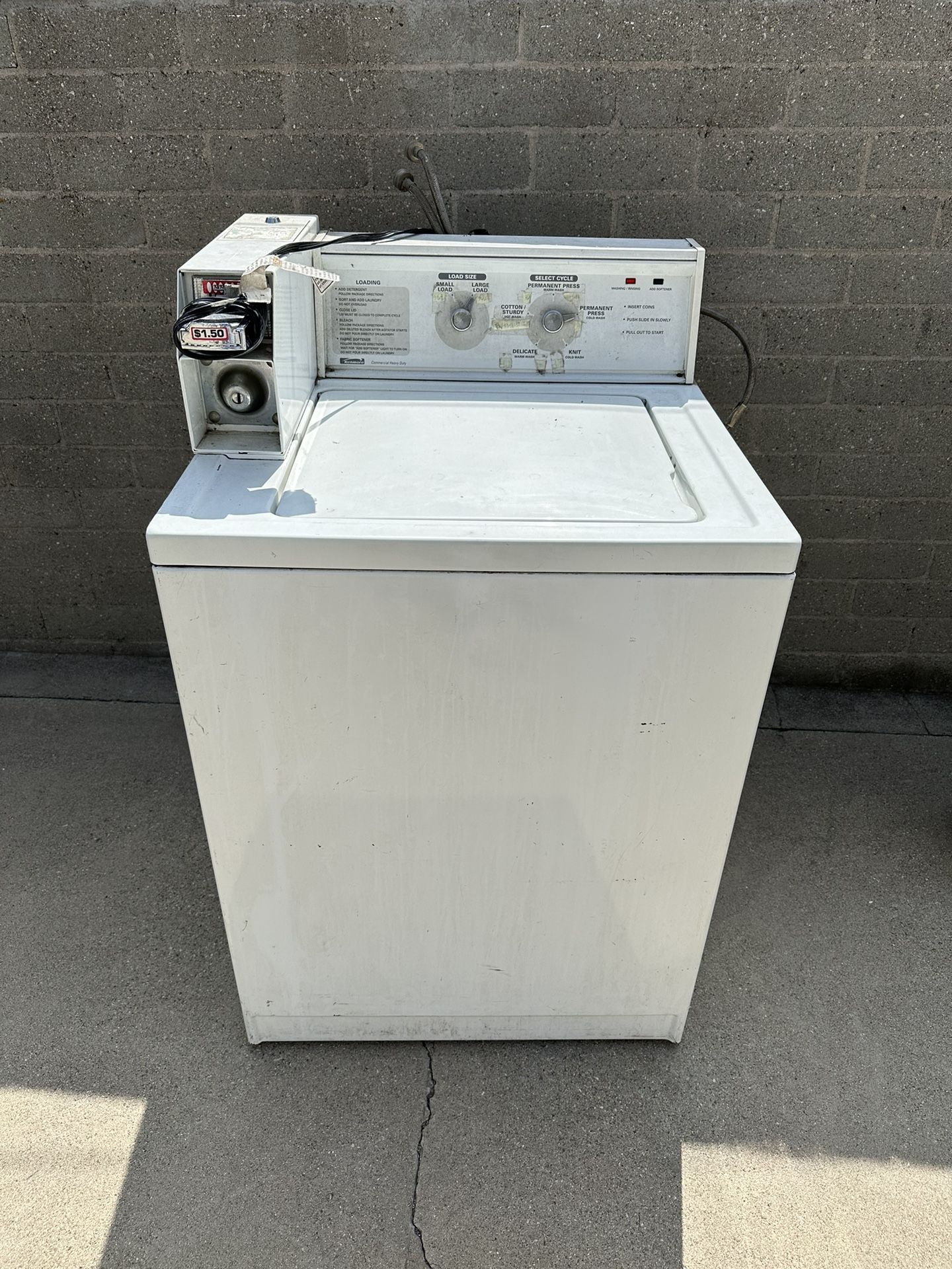 Kenmore Coin Operated Washer