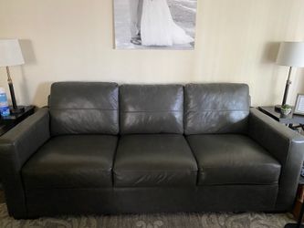 Leather sofa