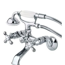 Clawfoot tub Faucet - Kingston brass, Wall Mount 