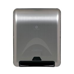 enMotion 8" Recessed Automated Touchless Paper Towel Dispenser, Stainless Steel, 13.300" W x 8.000" D x 16.400" H