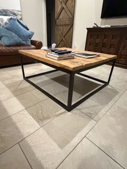 Wood & metal table