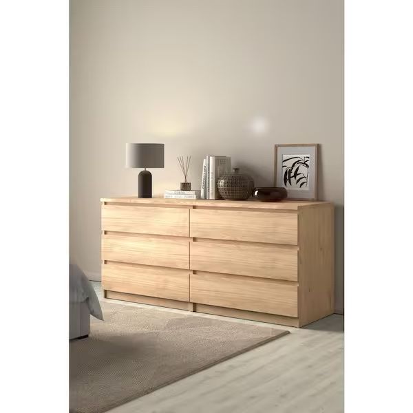 Wooden Double Wide Dresser 