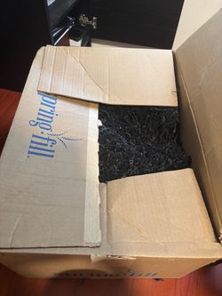 Black Crinkle Cut Paper