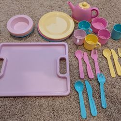 Plastic Toy Kitchen Set