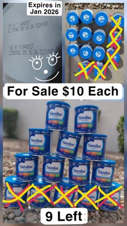 Baby Formula Food cans