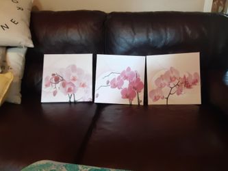 Beautiful brand New  Set of 3 Canvas Painting  12×12