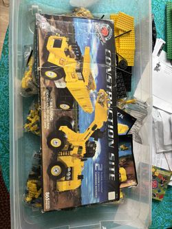 Mega Blocks Construction Equipment Building Set