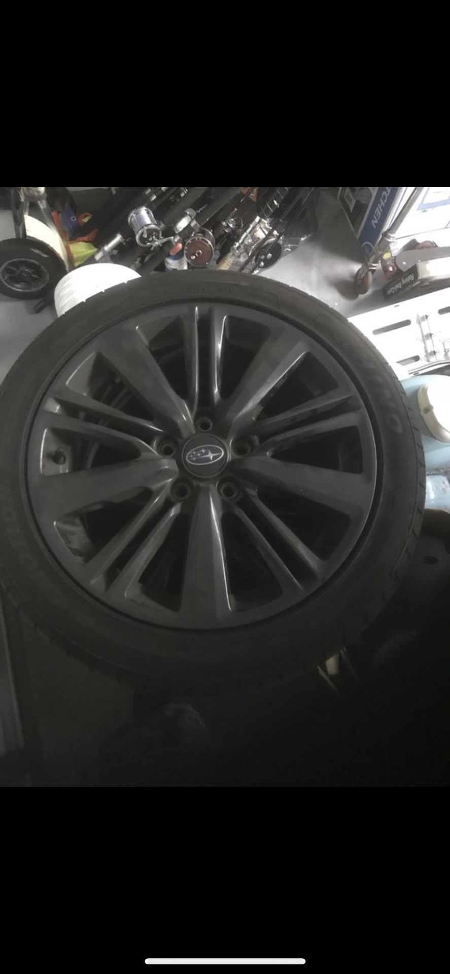 Oem Wrx wheels full set need tires 250$