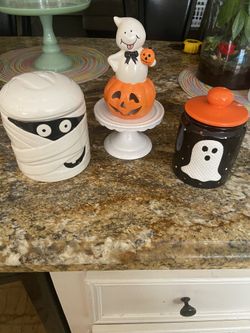 Halloween Bundle Ghost , Ghost On Pumpkin, Ghost Canister