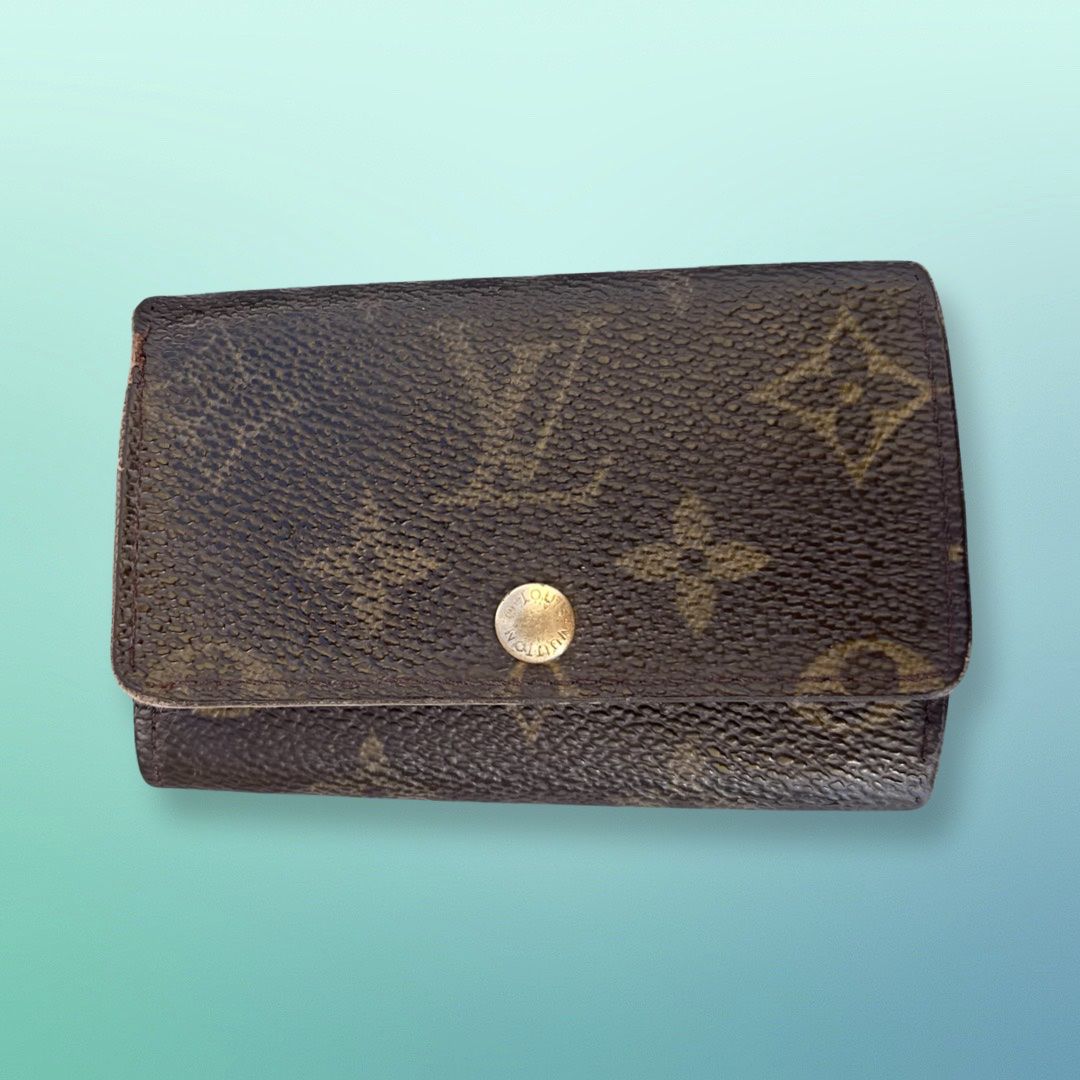Vintage Louis Vuitton LV 6-Key Holder  Monogram Pouch Wallet