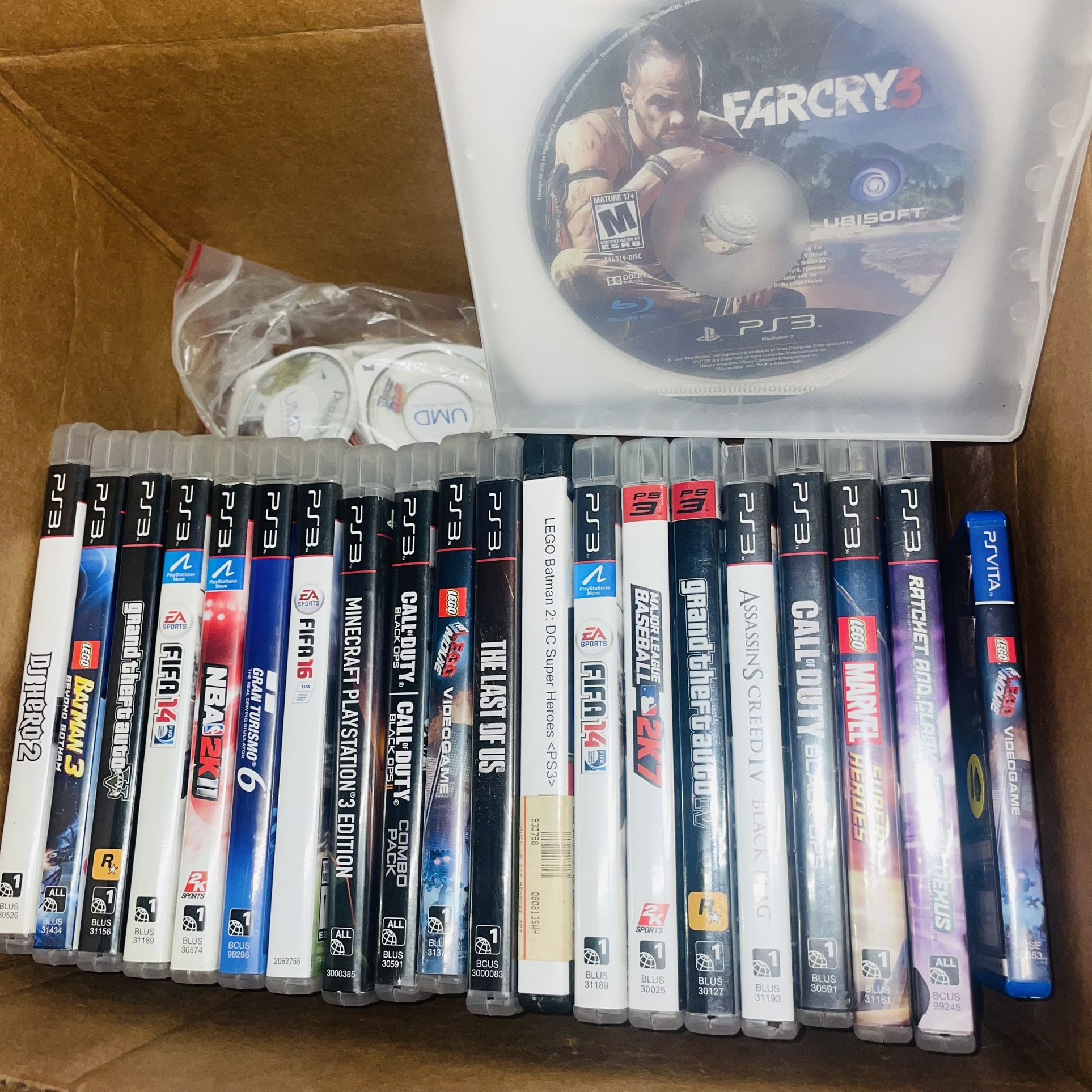 PS3 And PSP Game Lot