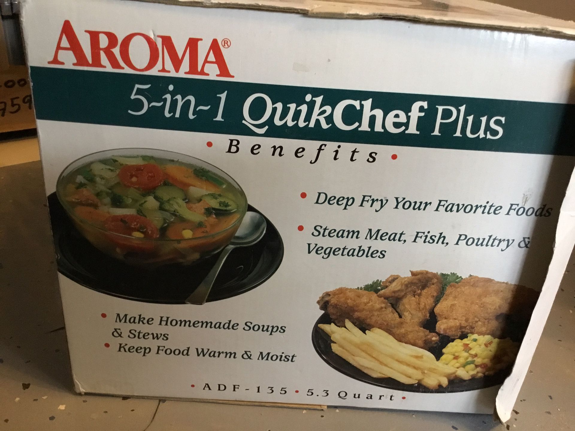 Deep fryer Aroma 5in 1 quick chef plus