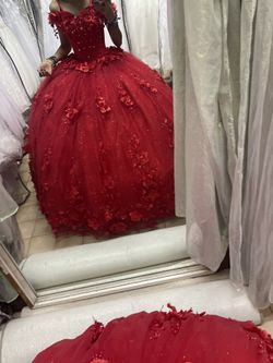 Vestido de Quinceañera Roja