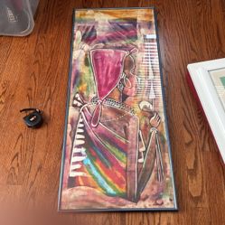 Framed Kenyan Artwork