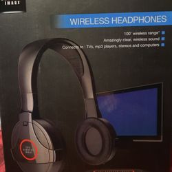 The Sharper Image Wireless Headphones -New