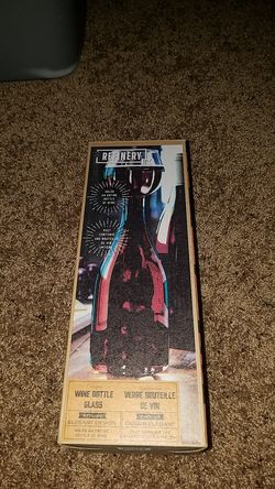 Wine bottle glass