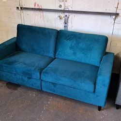 New 3 Seater Sofa Green Velvet Color Dimensions Pictures 