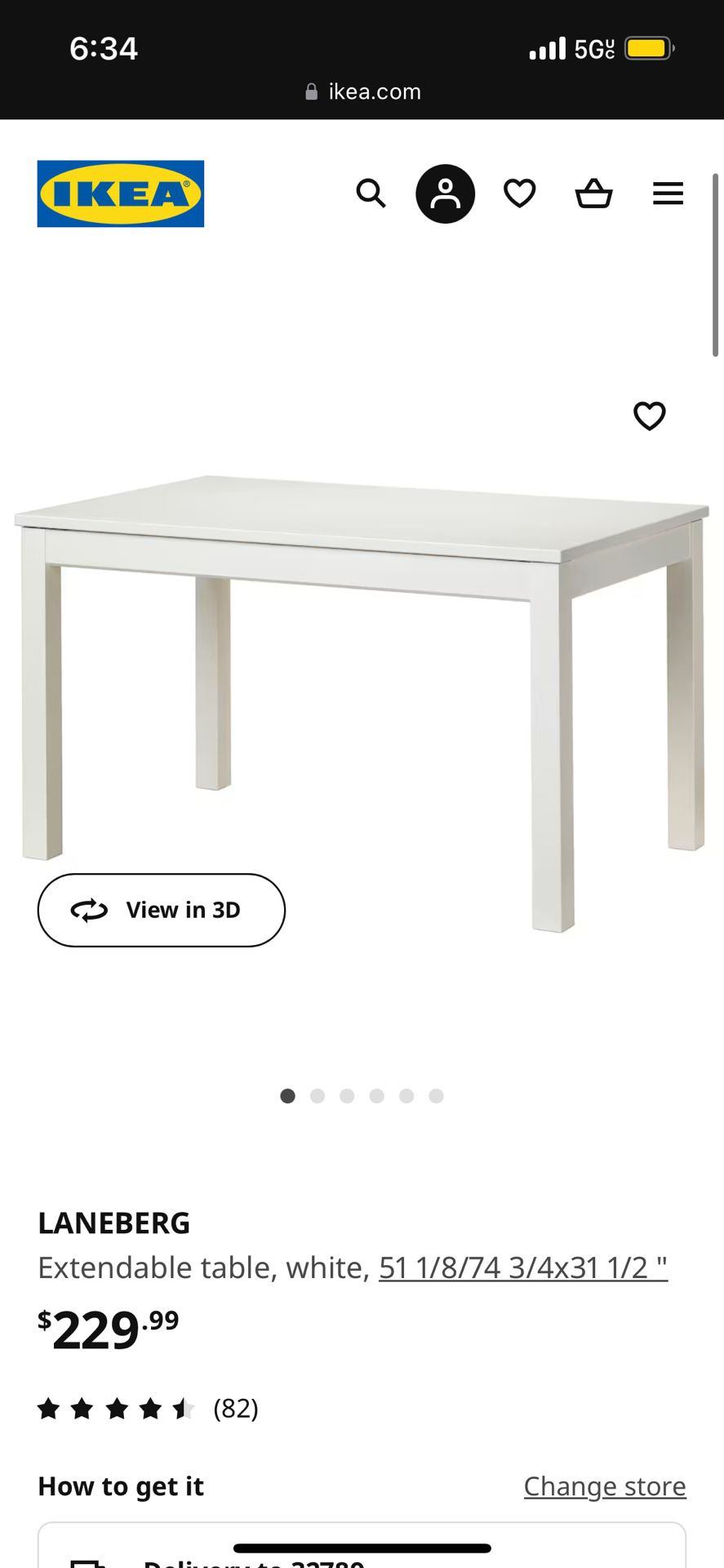 IKEA Dining Table and Chairs