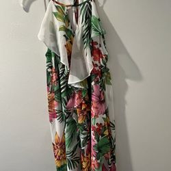 Hawaiian Print Sundress. Women Size S.  Excellent 
