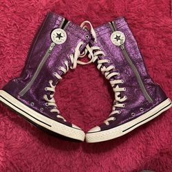 Converse All Star Hightop Shoes Girls Size 2