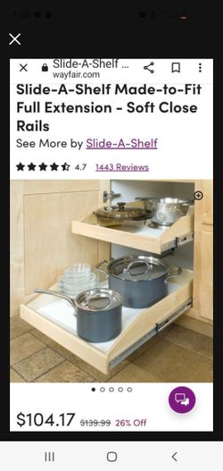 Storage Shelves for Cabinet