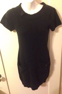 Black Sweater Dress Women's Medium