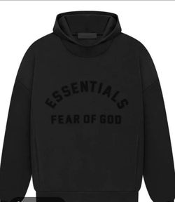 Essential black hoodie
