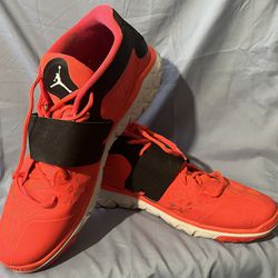 Jordan Flight Flex Trainer 2 Infrared 23 Black Basketball Shoes Men's Size 13