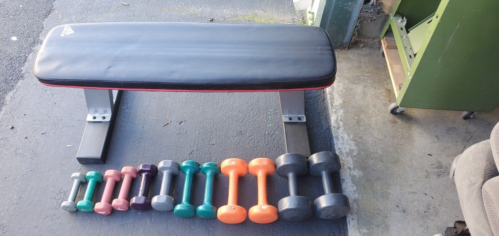 Weights And Weight Bench