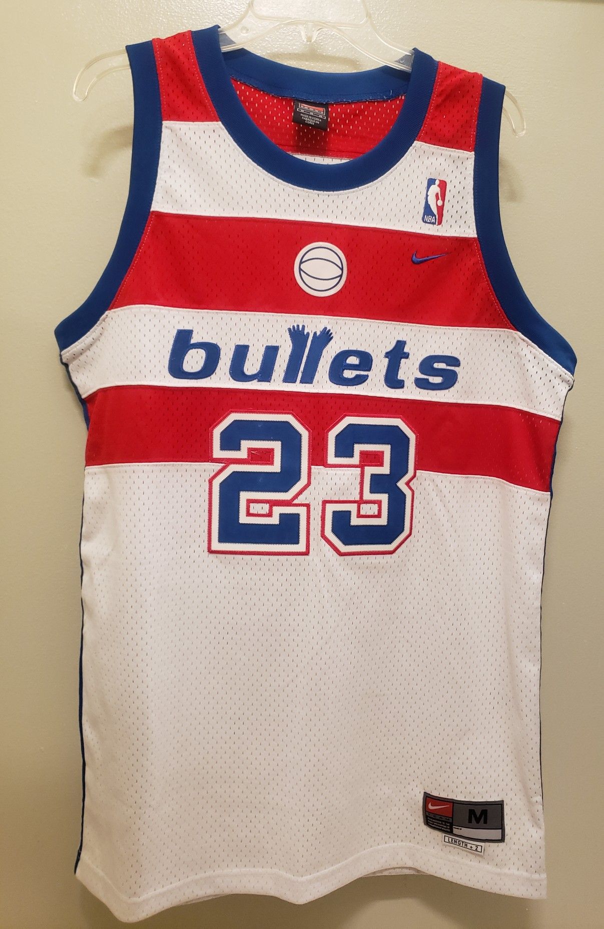 Nike swingman Bullets jersey sz Medium