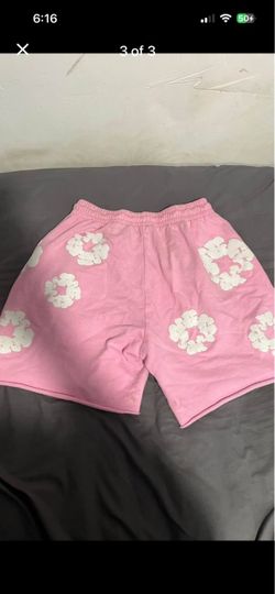Pink denim tear shirts large