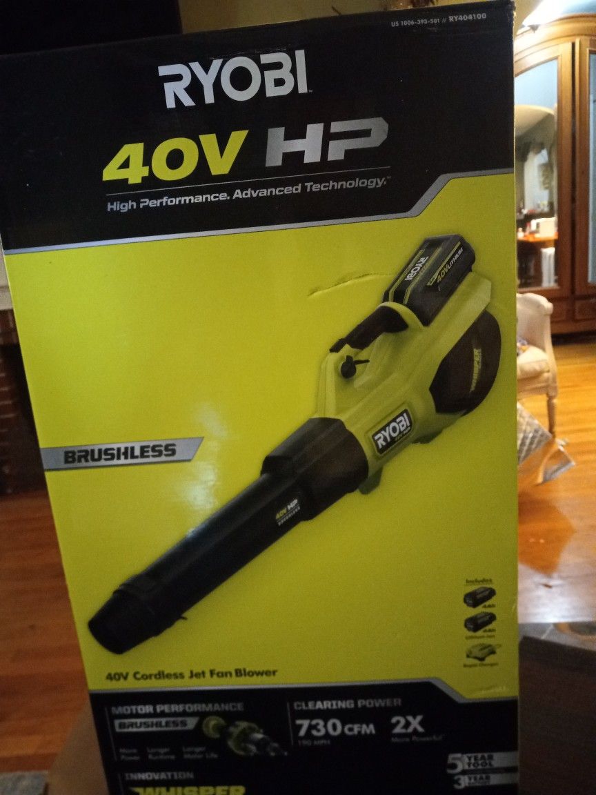 Ryobi 40 Volt HP JET BLOWER