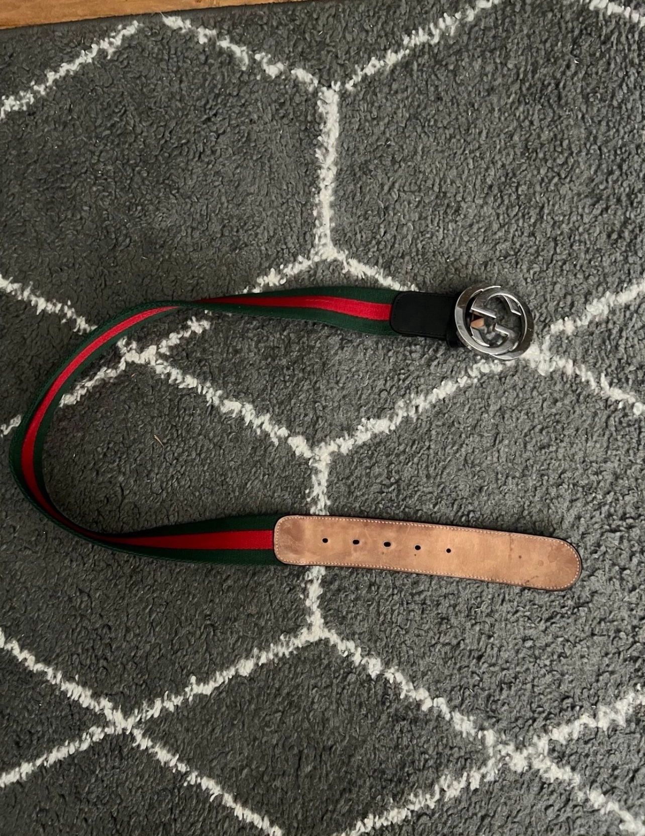 Gucci Web Belt AUTHENTIC Sz 30