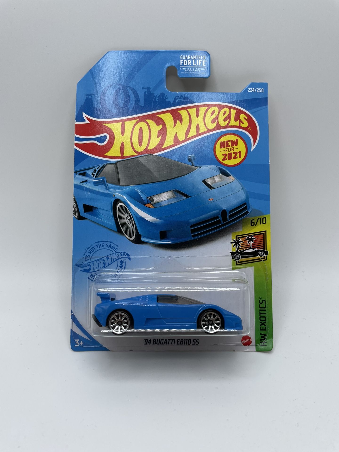 Hot Wheels | ‘94 Bugatti EB110 SS Blue | #224/250 | HW Exotics 6/10