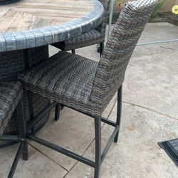 Comedor De Patio 6 Sillas De Costco Con Fireplace for Sale in Pico
