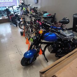 Gas Motorcycle 150cc Color Blue 
