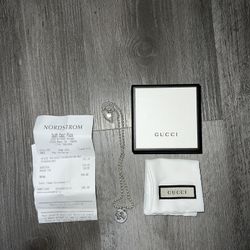 AUTHENTIC GUCCI INTERLOCKING NECKLACE
