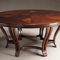 70” Round Italian Vintage Vere Antichita Dining Table