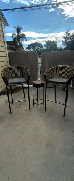 Pair of Ratan captains chairs