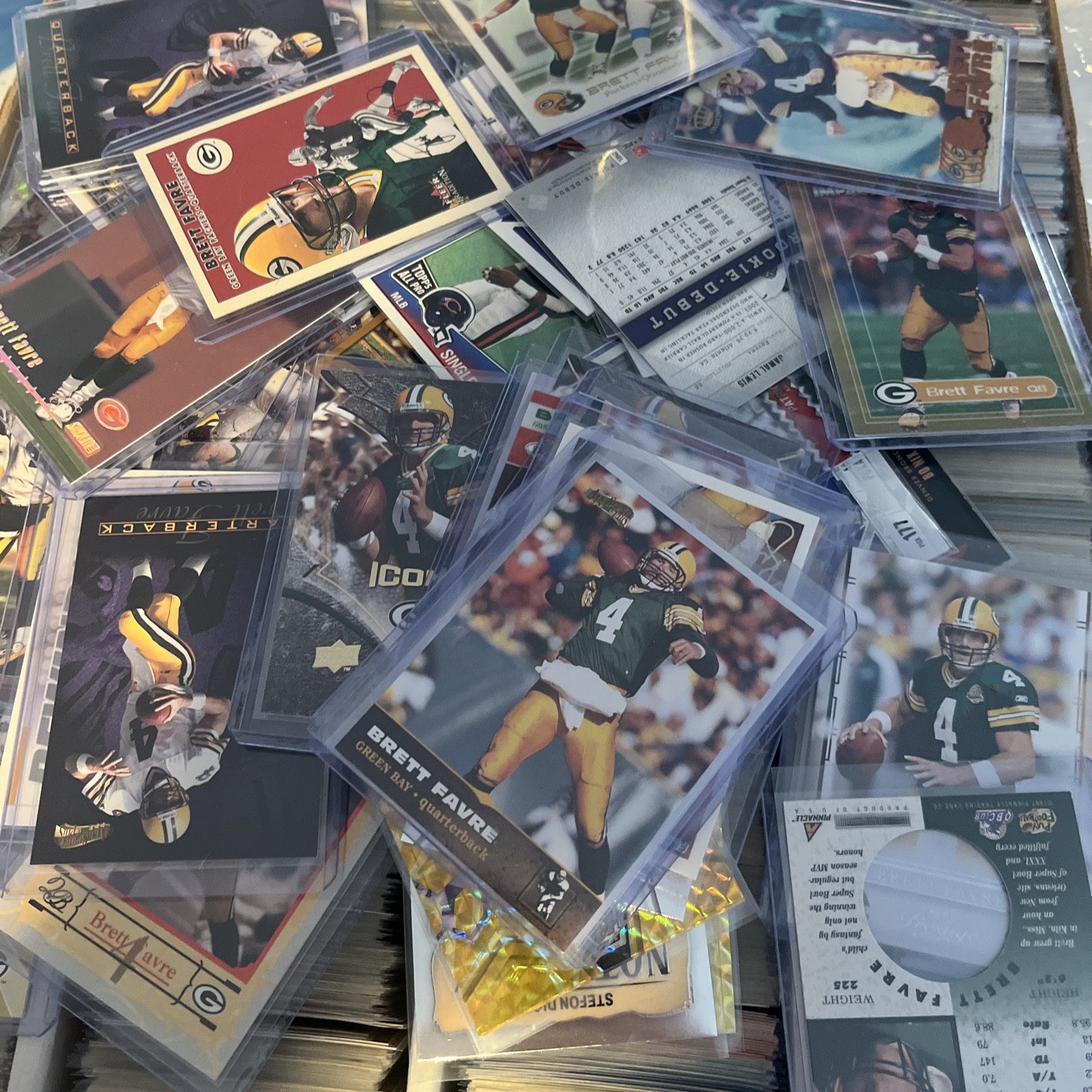 Sports Card Collection Bowman, Fleer Metal, Rookie/Stars.