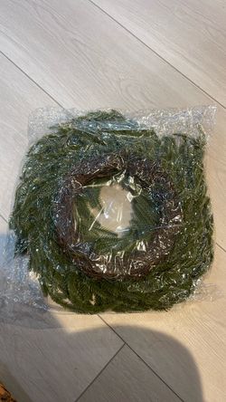 Artificial Green Pine Christmas Wreath